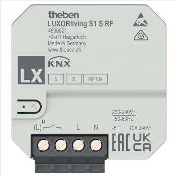 Interruttore Attuatore Theben LUXORliving S1S RF