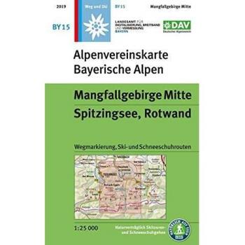 Mangfallgebirge Mitte, Spitzingsee, Rotwand: Wegmarkierung, Ski