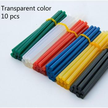 Clear Melt Adhesive Rods 10 pcs 7mm