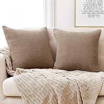 Deconovo Super Soft Corduroy Cushion Covers 40cm x 40cm