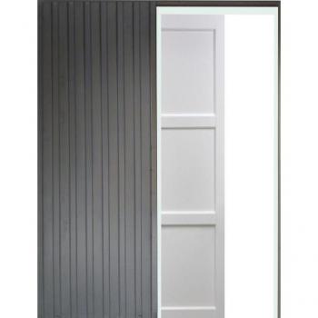 Pannello Scorrevole Korya’ 3 Spazi Bianco 73 cm Sistema a Rullo