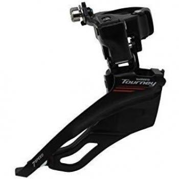 Shimano FD-A073 7-speed front derailleur, triple 28.6 / 31.8 / 34.9 mm Black