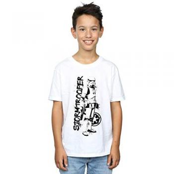 Disney The Mandalorian Boys White Tee