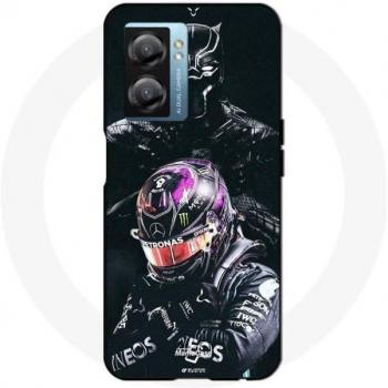 Realme V23 Black Panther Case Featuring Lewis Hamilton Design