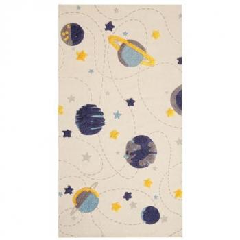 Tapis Coton Motif Galaxie 80 x 150 cm pour Enfant