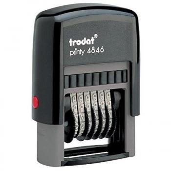 Timbro Printy Numeratore con Tampone Nero TRODAT 4846/DB