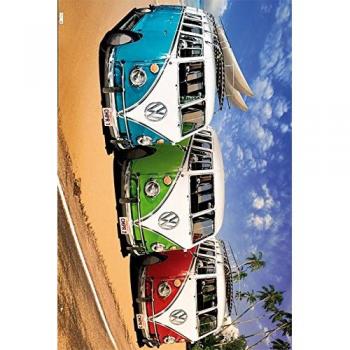 Poster Vw Californian Campers, 91 x 61,5 x 0,1 cm
