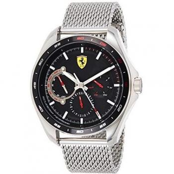 Ferrari Watch for Men Analog Quartz with Stainless Steel Bracelet 0830684