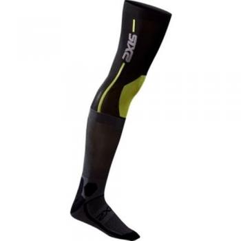 EU 36-39 Sixs Knee Brace Socks – Black for Men