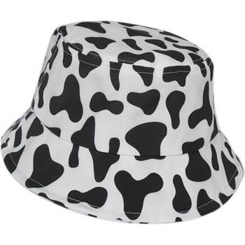 Gorra de Verano Estampada de Vaca Reversible