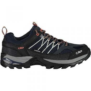 Zapato CMP Rigel Bajo Hombre WP, Antracita-Naranja, 44 EU