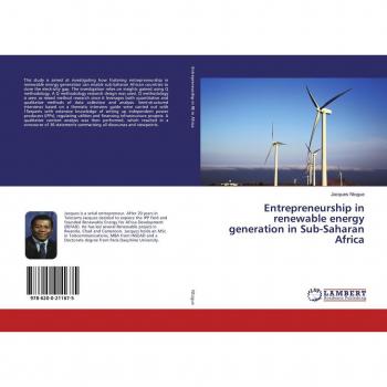 Entrepreneurship in renewable energy generation in Sub-Saharan Africa