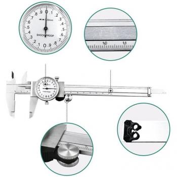 Präzisionsmessgerät 0-150mm mit Zifferblatt