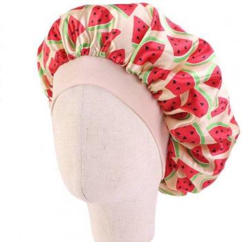 Gorro de seda para niños con banda elástica ancha