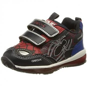 Navy Blue Light‑Reflecting Trainers – GEOX Todo for Baby Boys UK6