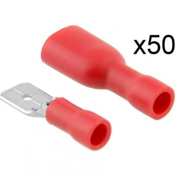 Conectores Eléctricos Crimpados para Automóviles, 50 Pares