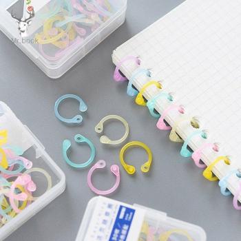 Colored Circle Binder Rings for Loose Leaf