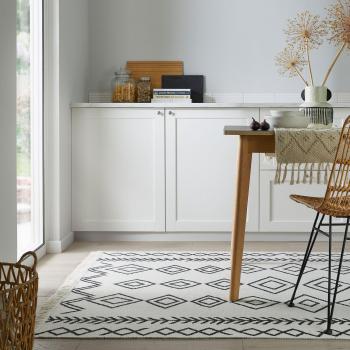 FLAIR RUGS Teppich EDIE, rechteckig, 2 mm Höhe, grau