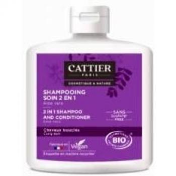 Cattier Shampooing Soin 2 en 1 Boucle et frisottis