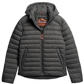 Cazadora con capucha Superdry Fuji gris