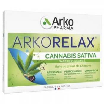 Arkopharma Arkorelax Cannabis Sativa 30 Comprimés