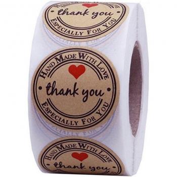Small Biz Appreciation Round Stickers – 100 pcs