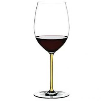 Riedel Gelbes Weinglas Fatto a Mano für Cabernet/Merlot 625 ccm