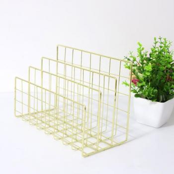 Metal Desktop Book Organizer