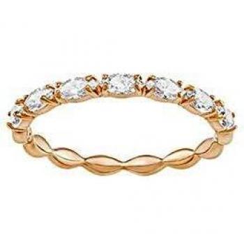 Anillo Vittore Estelar Blanco con Toque de Rosa