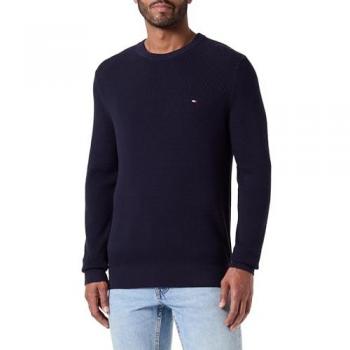 Tommy Hilfiger Rundhals-Pullover »REFINED STRUCTURE«