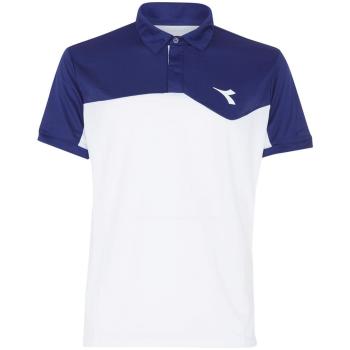 Diadora Court Polo (White) – XL Size