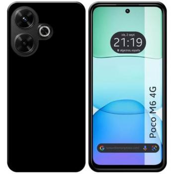 Funda de Silicona TPU Negra para Xiaomi Poco M6 4G