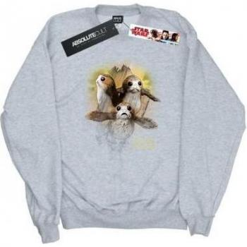 Sudadera de felpa para mujeres Star Wars The Last Jedi Porgs
