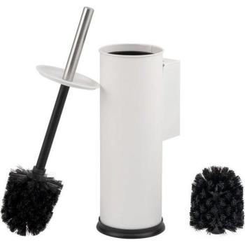 Brosse WC ronde Bremermann – Support mural en acier inoxydable