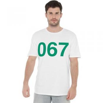 Squid Game Player 067 Top – White Crew Neck