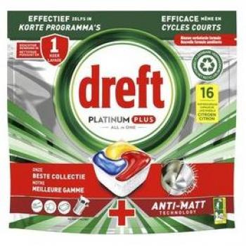 Dreft Platinum Tabs für Geschirrspüler Zitrone 16 Stück