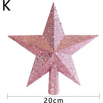 Estrella brillante para la parte superior del árbol de Navidad, 15/20 cm