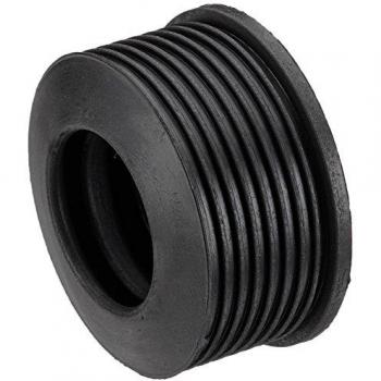 HT‑Gummisiphon Haas – 40 × 50 mm, schwarz, EPDM‑Material