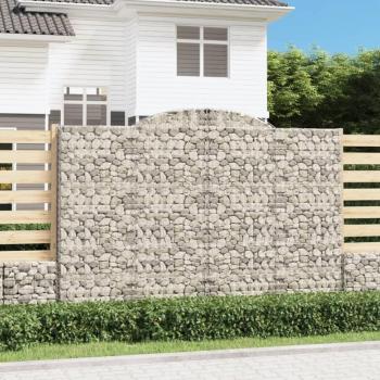 Cesta de Hierro Galvanizado para Jardín 300x30x200/220 cm