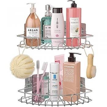 Adhesive-Installed Shower Tidy Holder