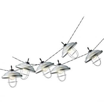 Lumineo solar lichtsnoer met lampenkappen 2,5 meter