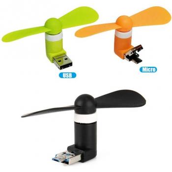 Flexibele USB Ventilator voor Power Banks en Laptops