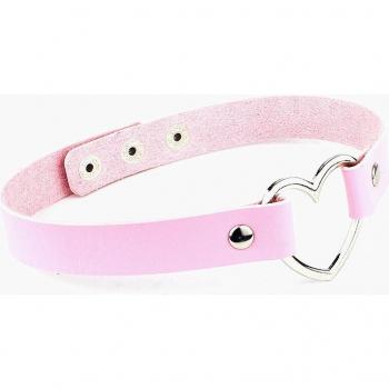 Herzförmiges Punk Halsband mit Schnalle