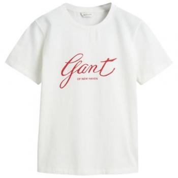 Gant Damen T-Shirt mit GANT-Grafikprint