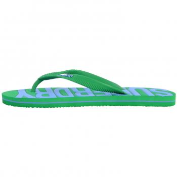 Superdry Chanclas Plano Verde para Hombre