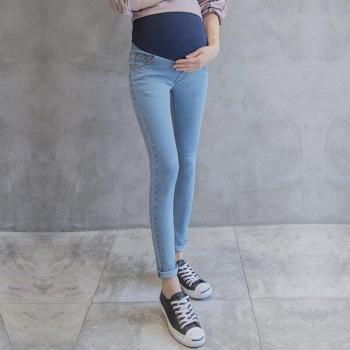 Jeans Maternales Ajustados de Denim