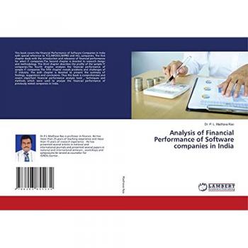 Madhava Rao, P. L.: Analysis of Financial Performance of Software companies in India