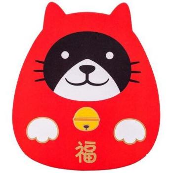 Enveloppes Rouges de Chat pour Anniversaire (10 pièces) en Dessin Animé