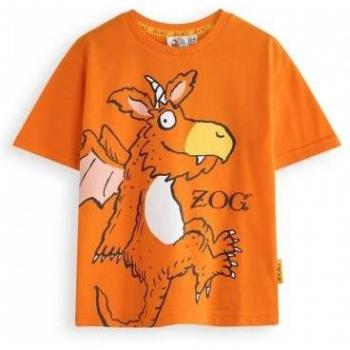 Gruffalo Childrens Zog Short Sleeve (Orange)