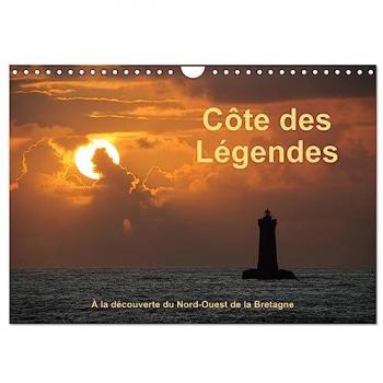 Benoît, Etienne: Côte des Légendes À la découverte du Nord-Ouest de la Bretagne (Calendrier mural 2025 DIN A4 vertical), CALVENDO calendrier mensuel